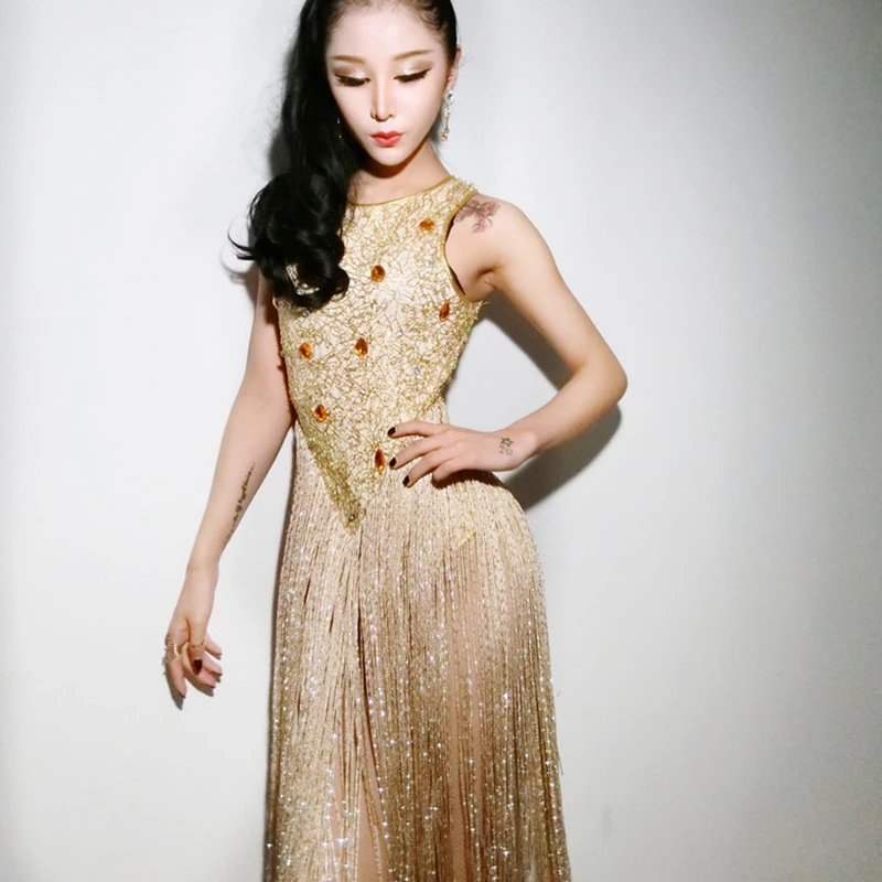 Женский костюм для ночного клуба ds DJ облегающий пикантный танцев в стиле джаз