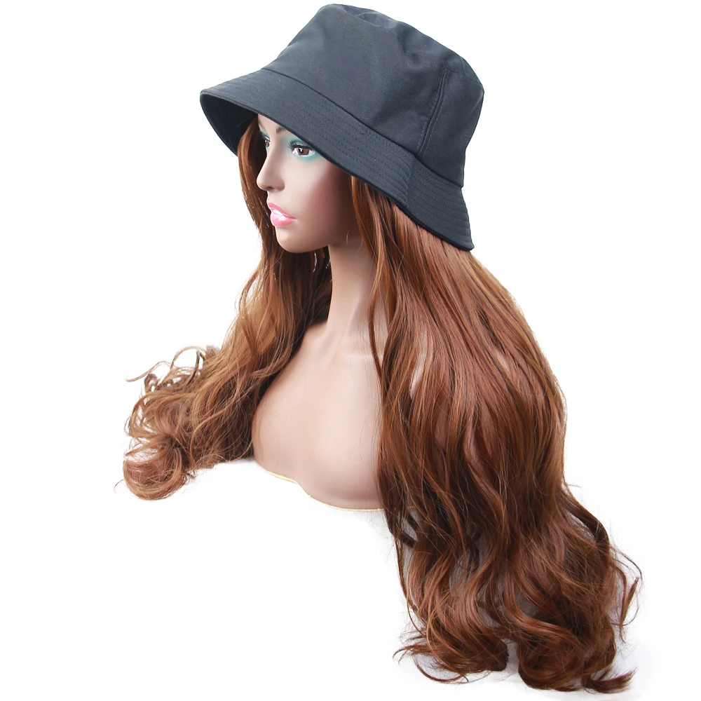 Пухового одеяла модный длинный 22 &quotсинтетическая женская шляпа с волосы парик