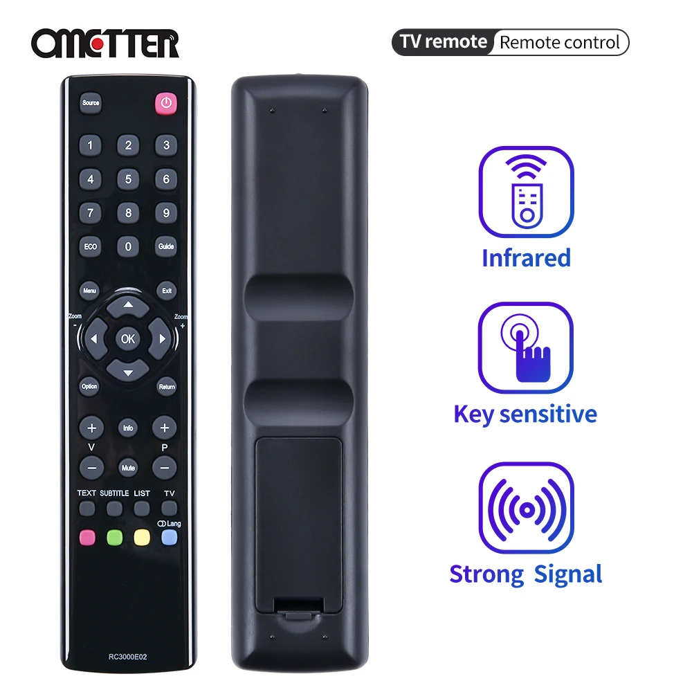 

Universal TV Remote Control Replacement controle remoto for TCL RC3000E02 LED LCD TV Remote Control