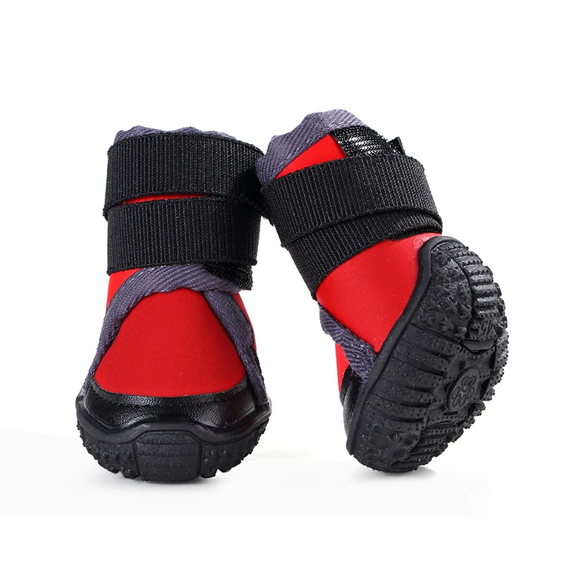 

Anti Slip Pet Dog Boot Shoe With Velcro Straps Orange Red Winter Dog Shoes For Large Dogs Small Dog Chihuahua Pitbull Dog