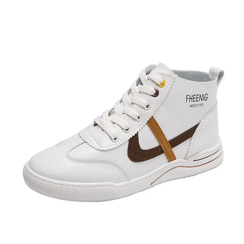 

Fashion Shoes Women's Vulcanize Shoes Spring New Casual Classic Solid Color PU Leather Shoes Women Casual White Shoes Sneakers
