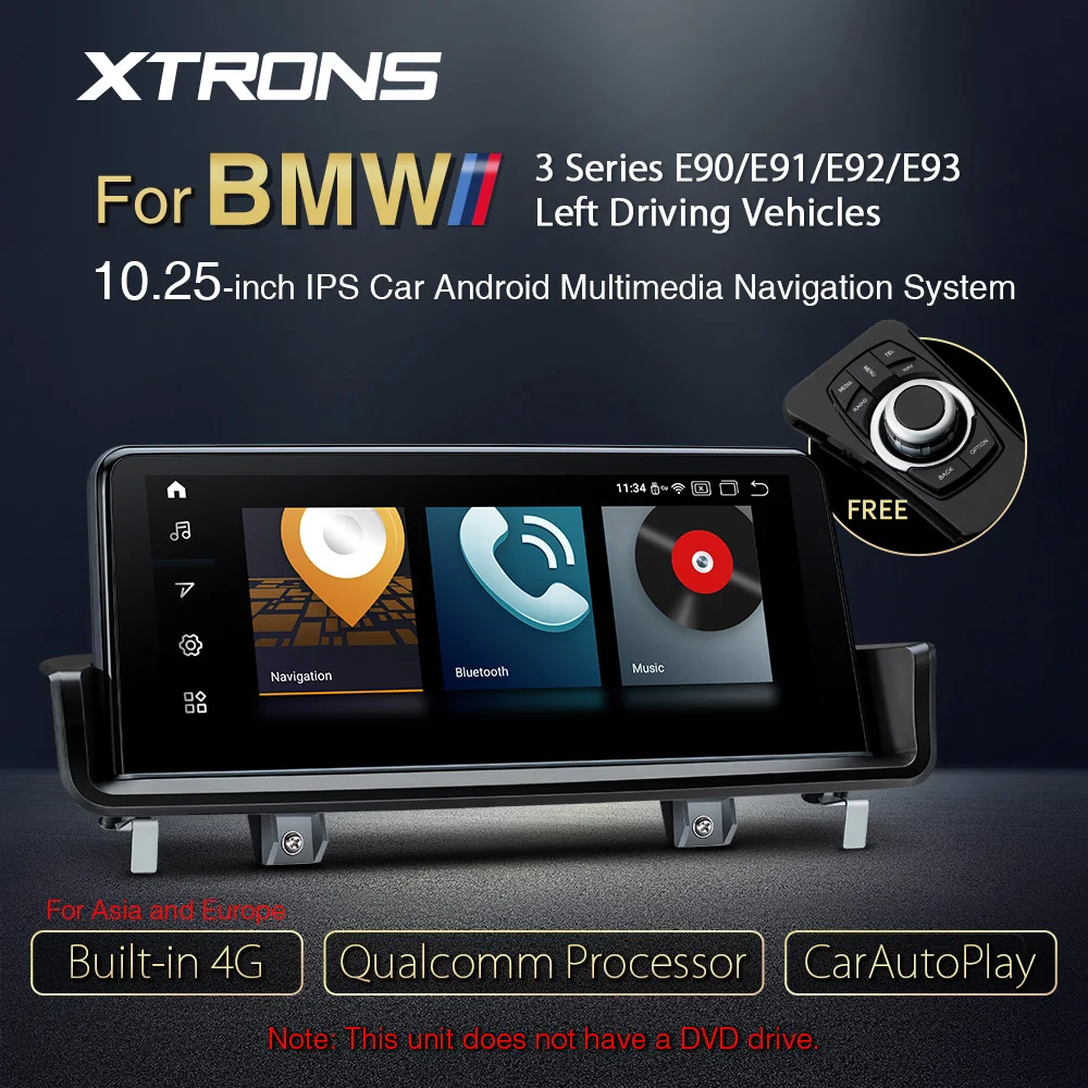 XTRONS 10 25 ''ips Qualcomm Android 9 0 автомобиль оригинальный радио CD плеер gps для BMW 3 серии