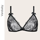 Кружевной бюстгальтер, трусики-стринги большого размера