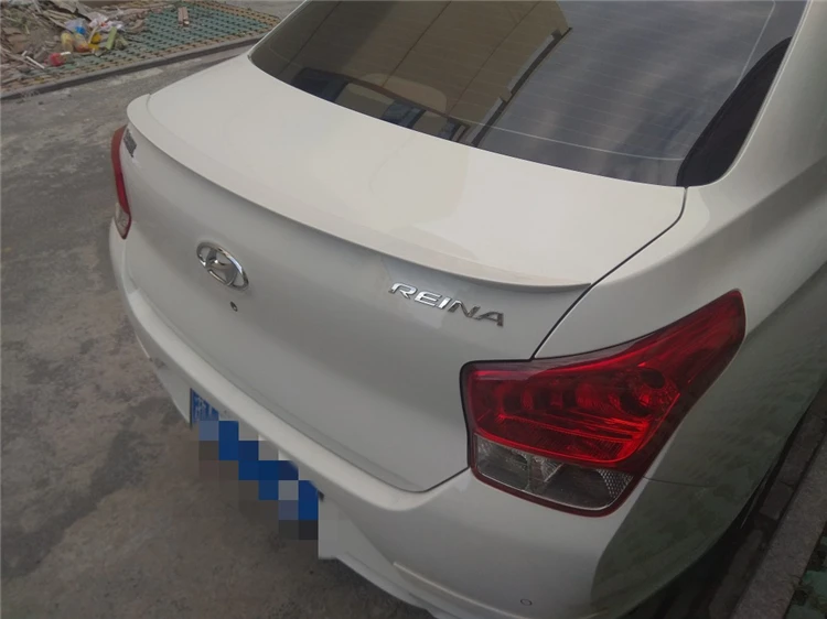 For HYUNDAI Verna Spoiler 2017-2018 spoiler High Quality ABS Material Car Rear Wing Primer Color | Автомобили и мотоциклы