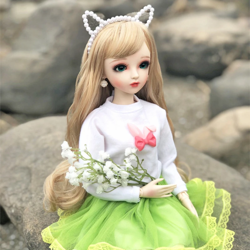 BJD 1/3 куклы для девочек 18 шарниров подвижное тело сменные глаза 100% ручная работа