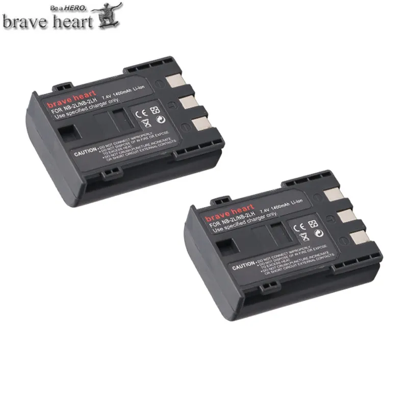 2battery 2x NB-2LH NB2LH 2LH 2L NB-2L NB-2L 2L14 Батарея+ зарядное устройство для цифровой однообъективной зеркальной камеры Canon EOS 400D S80 S70 S50 S60 350D G7 G9 Kiss N X Rebel XT XTi - Цвет: 2battery