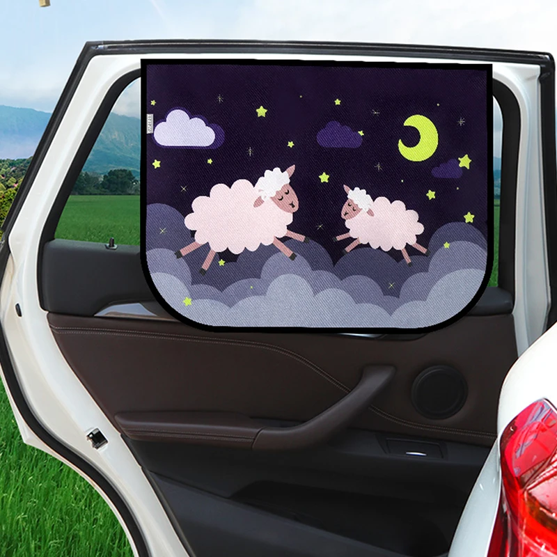 

Cartoon Kids Car Sun Shade Cover Uv Protect Curtain Side Window Sunshade Cover