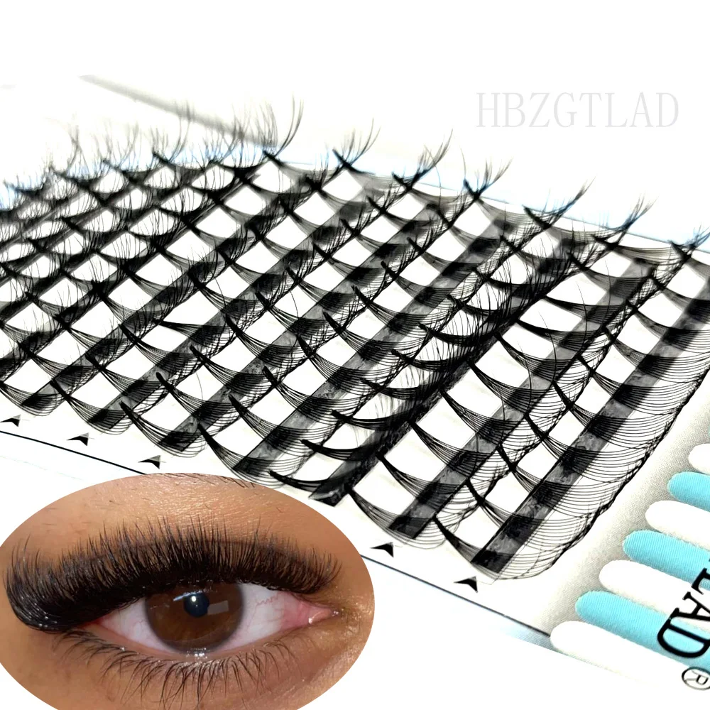 

1box capacity Russian Volume Eyelash 10D Eyelash Extensions 0.07 mm Thickness C D curl Mink Strip Eyelashes Individual Lashes