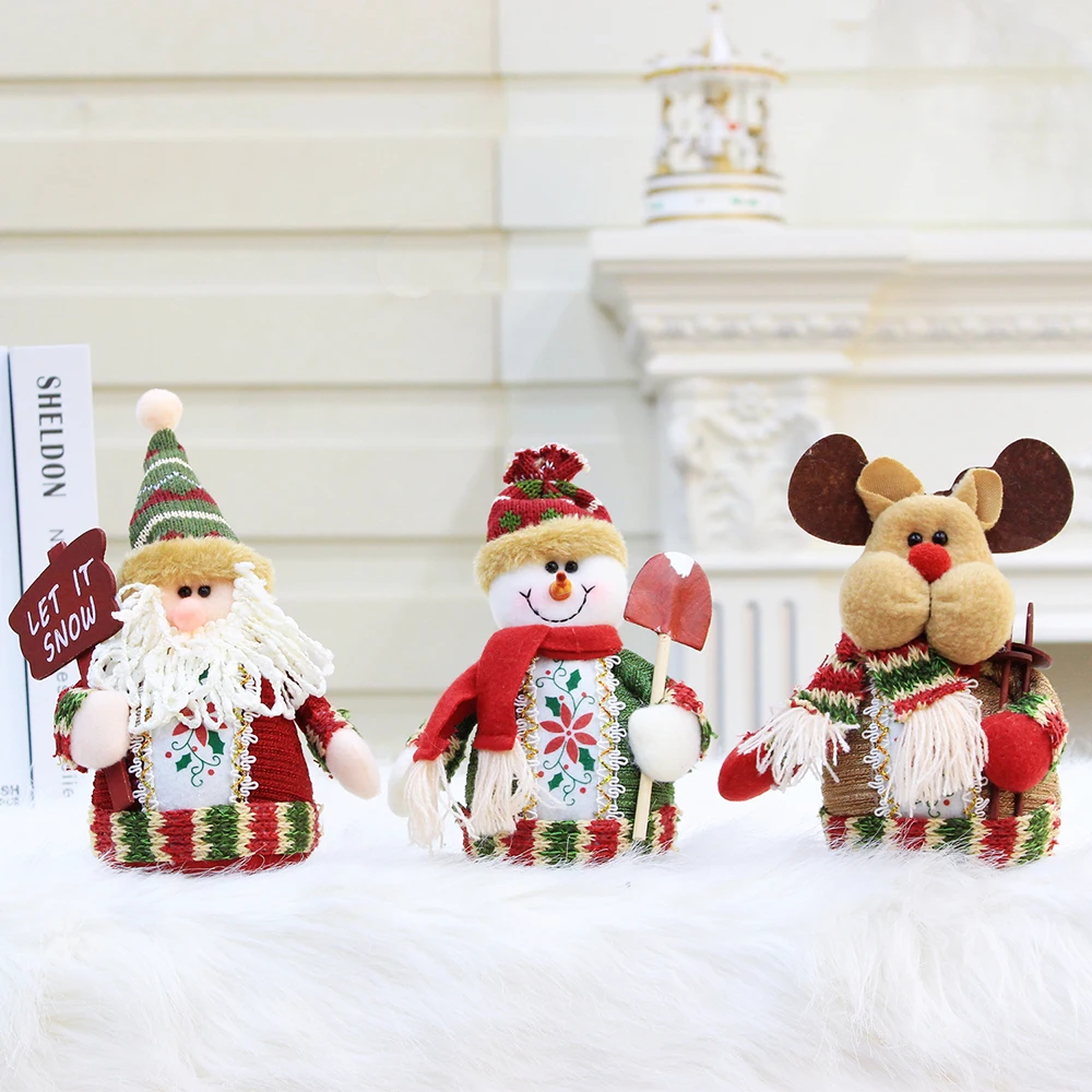 

2022 Christmas Decoration 2021New Year's Decor Eve Ornaments Tree Toys for Home Xmas Noel Navidad Pendant Gifts Dolls for Kids
