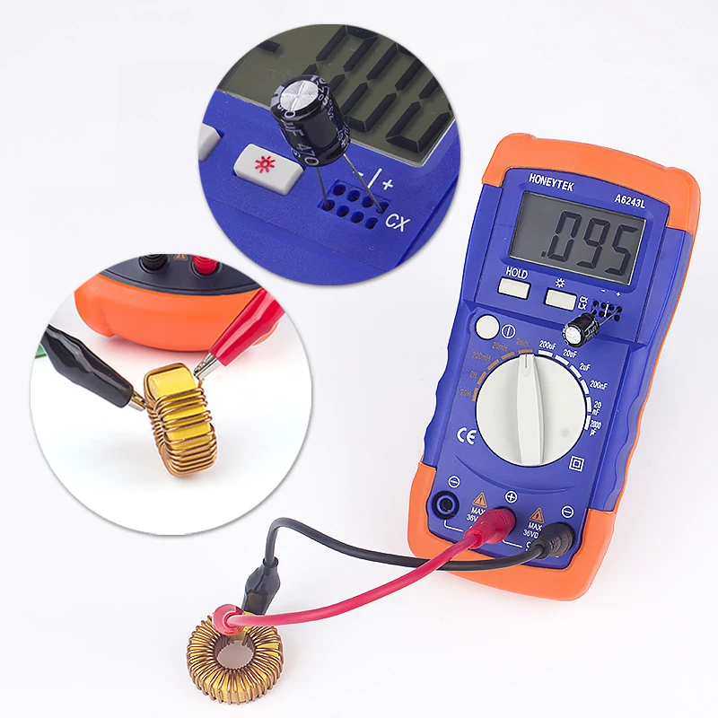 Мультиметр LC цифровой профессиональный конденсатор тестер конденсаторов