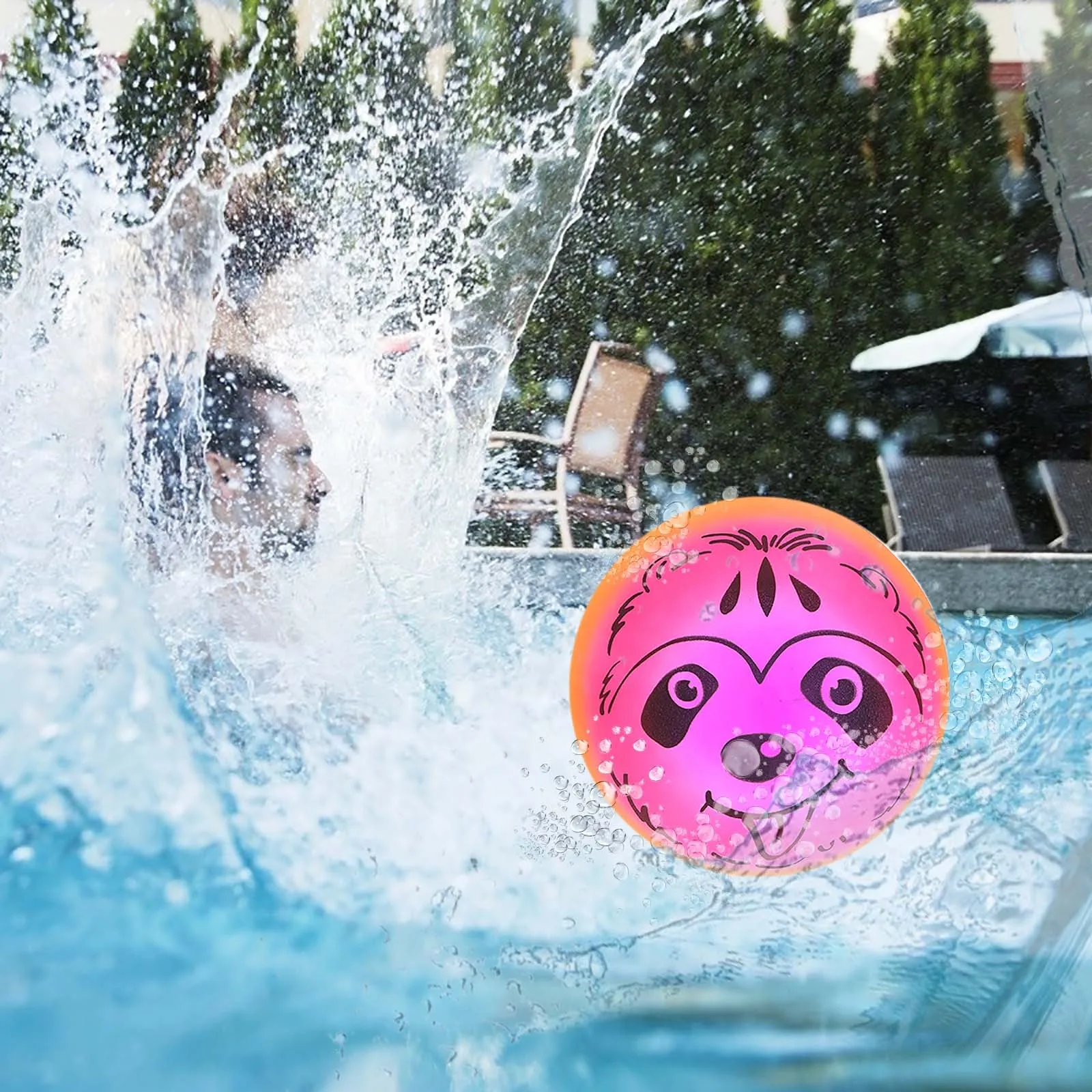 

Outdoor Toys Inflatable Beach Ball Pvc Water Balloons Fruit 3d Balls Summer Outdoor Game Swimming Toys Bubble Ball