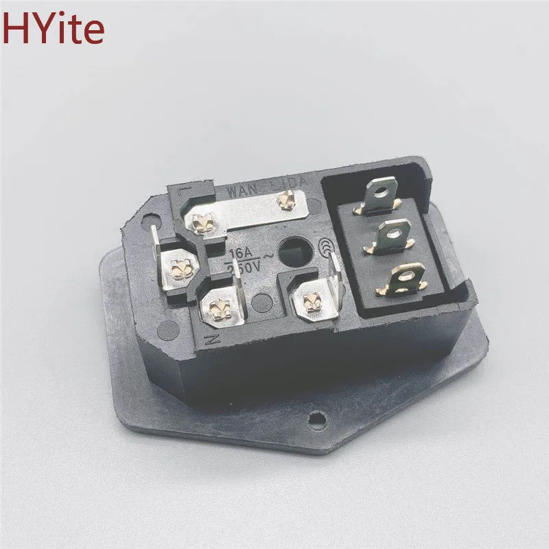 Кулисный выключатель питания IEC 3 Pin 320 C14 входные силовые розетки штепсельная