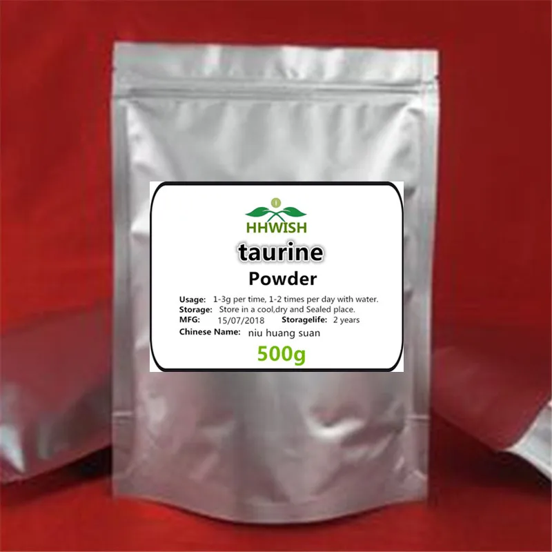 

50g-1000g Top Quality 100% Pure Taurine Powder,ethylamine Sulfonic Acid,niu Huang Suan Free Shipping