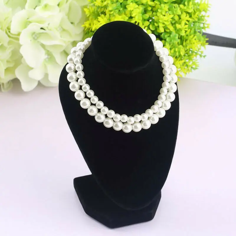 Ожерелье ювелирные изделия подвеска стенд держатель для демонстрации черный