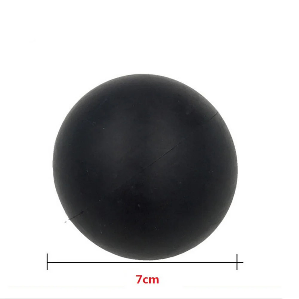 

1PCS Black 7cm Anti Stress Ball PU Foam Elastic Ball Stress Relief Toy for Kid Adult Massage Relax