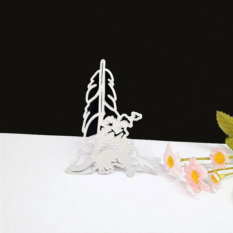 Новинка 2020 штампы для фона в виде листьев металлические Вырубные скрапбукинг