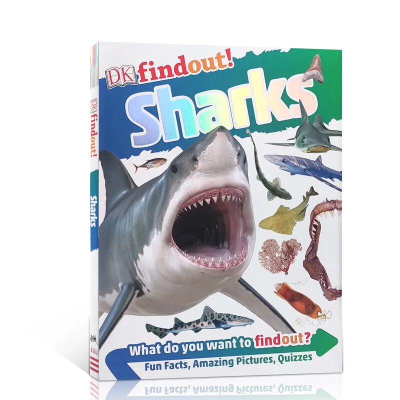 

DK Findout! Shark 6-12 оригинальные детские популярные научные книги