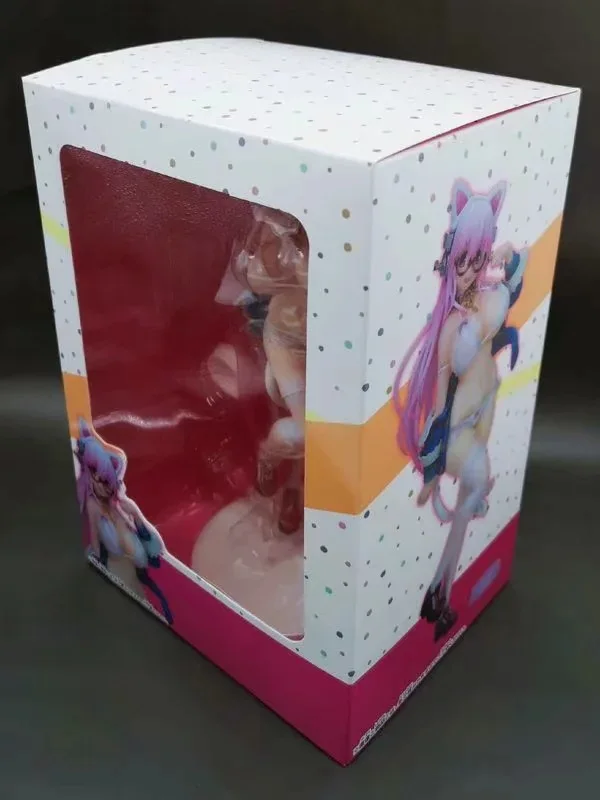 27 см Аниме Супер SONICO анимация Alphamax сексуальные девушки Sonico Белый Кот Ver. ПВХ