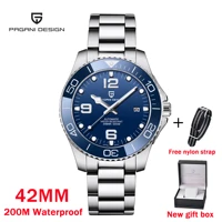 pagani design top fashion mens automatic mechanical watch sapphire stainless steel luminous waterproof watch reloj hombre