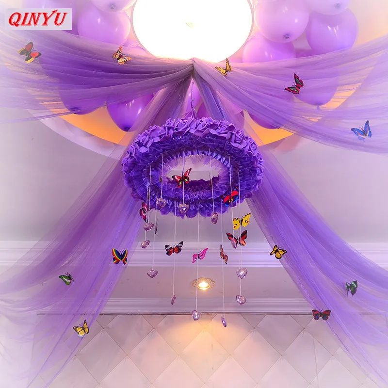 5 м/10 М Тюль в рулоне катушка белая органза рулон красная синяя тюль ткань юбка