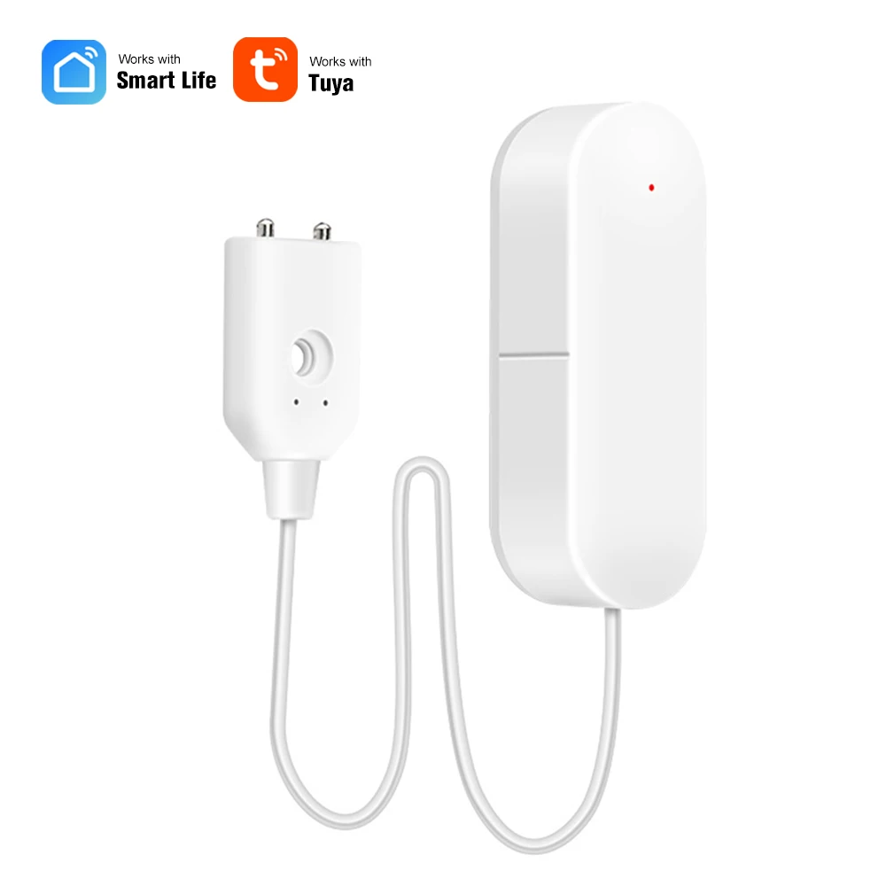

WIFI Water Leakage Detector Water Leak Sensor Wireless Water Level Detector Water Leak Alarm Sensor Smart Remote Notification