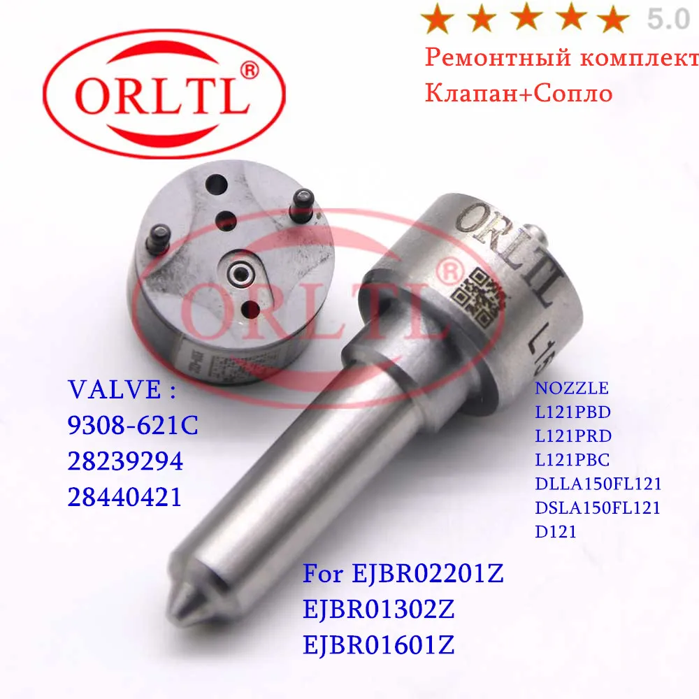 Инжекторный клапан 9308 621C сопло L121PBD ремонтные комплекты (7135 651) для EJBR02201Z EJBR01302Z