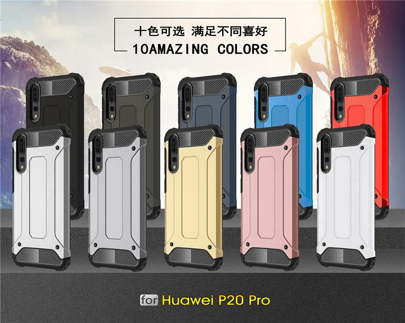 Чехол-броня для samsung Galaxy A50 задняя крышка телефона силиконовый чехол-бампер