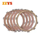 Мотоцикл диск фрикционной муфты комплект для HONDA XL250R XL250 XL250S XR250 XR250R MTX125 NS125 CB250 сертификатом от сертификационной XR XL 250 мтикс NS 125