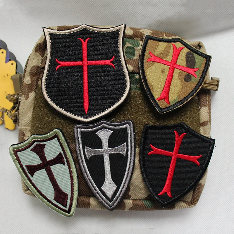 Sealteam Devgru Templar Crusader Knights вышивка нашивки липучка нарукавная нашивка на открытом