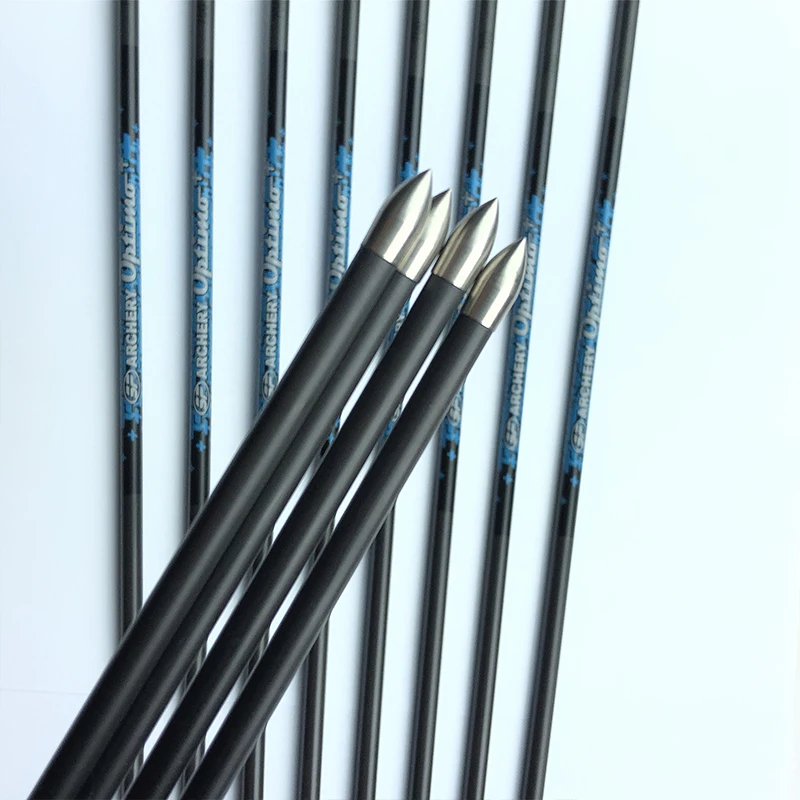 12 шт. углерода стрелки SP600-1000 30 ''ID4.2mm 4" Турция на лопатки 80gr наконечник