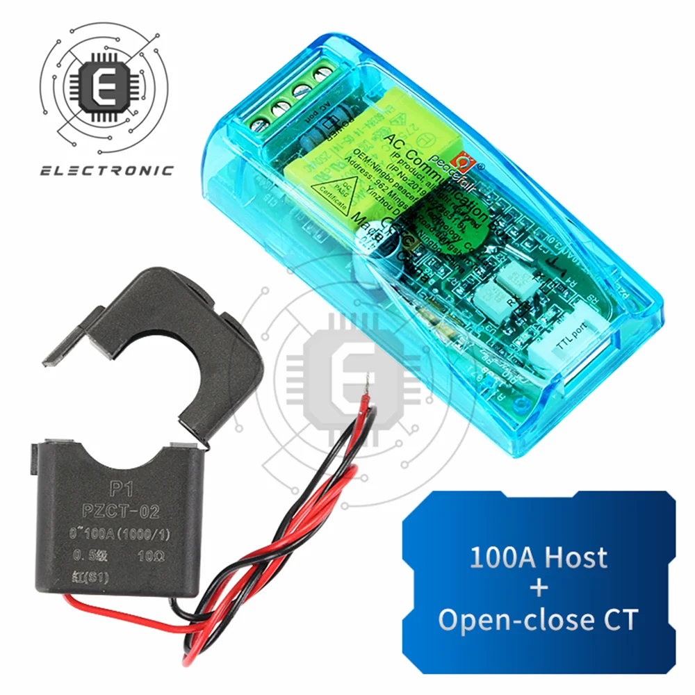 Многофункциональный AC цифровой измеритель 0-100A на рост от 80 до 260V Ватт Мощность