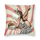 Бостон терьер портрет мультфильм Подушка Чехол для дома декоративная булавка модница с собакой диванные подушки Чехол квадратная Подушка Чехол