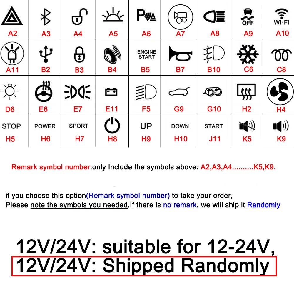 19 мм алюминий/латунь родиевое покрытие Металл Momenary/фиксация светодиодная
