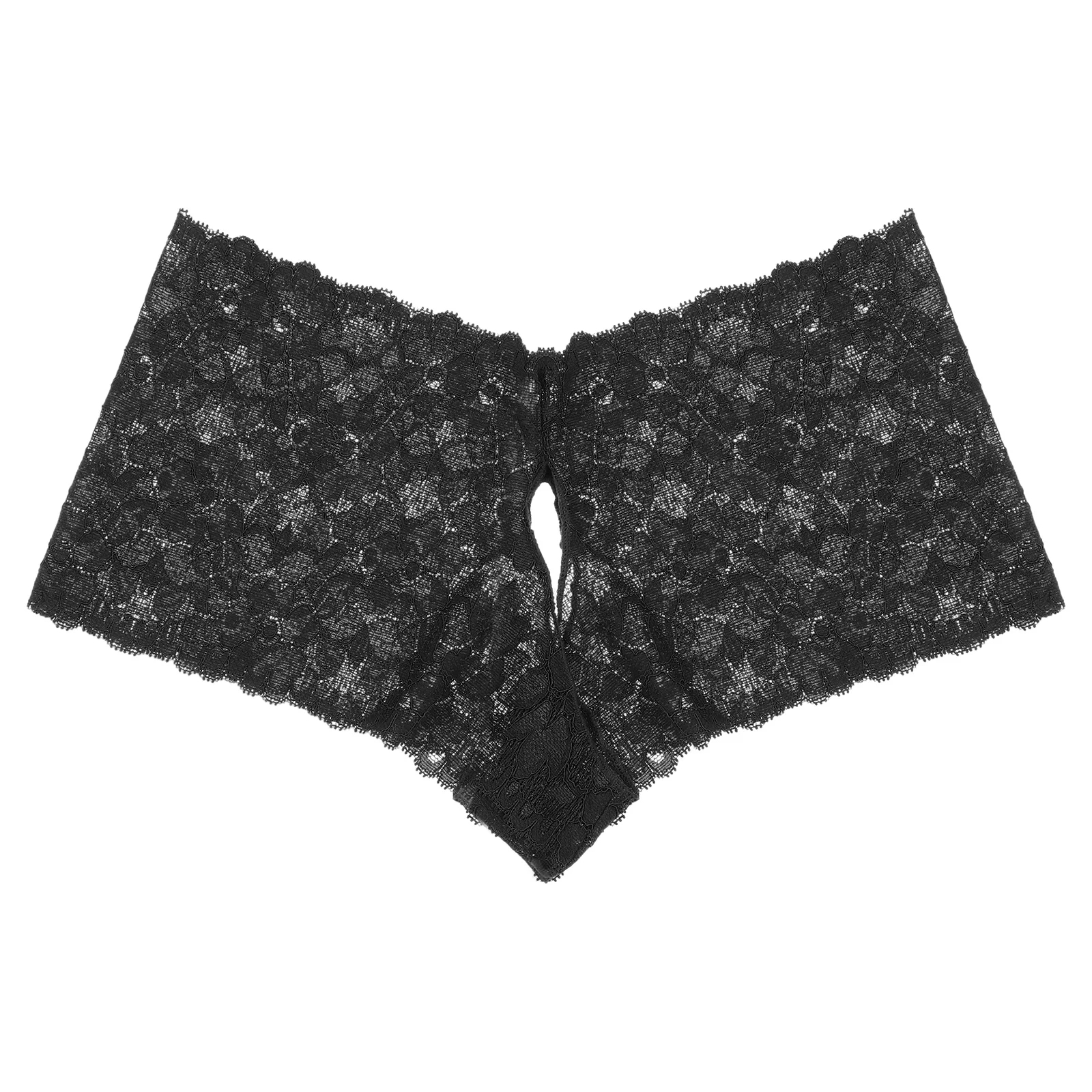 Сексуальное мужское нижнее белье с низкой талией кружевные трусы цветочным