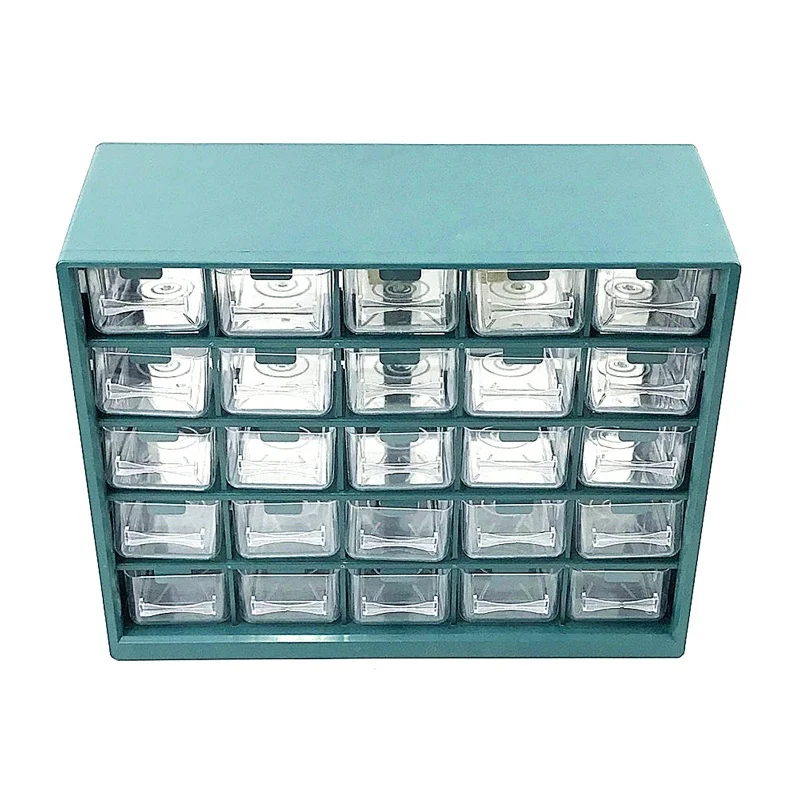 

25 Multi-grid Drawer Parts Box Wall-mounted Screw Classification Component Box Tool Case Electronic Components Storage Tool Box