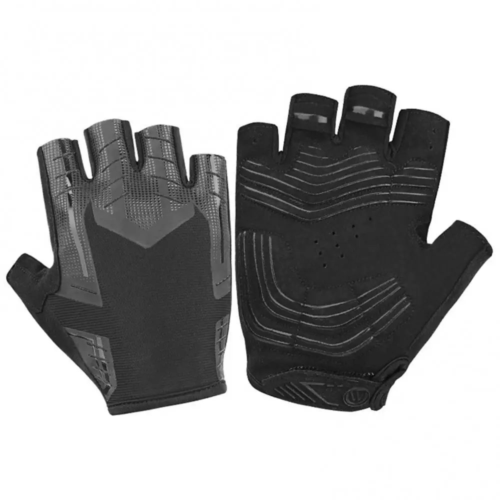 

1 Pair Men Women Cycling Half Finger Bicycle Mitten Breathable MTB Riding Gloves Riding Gloves