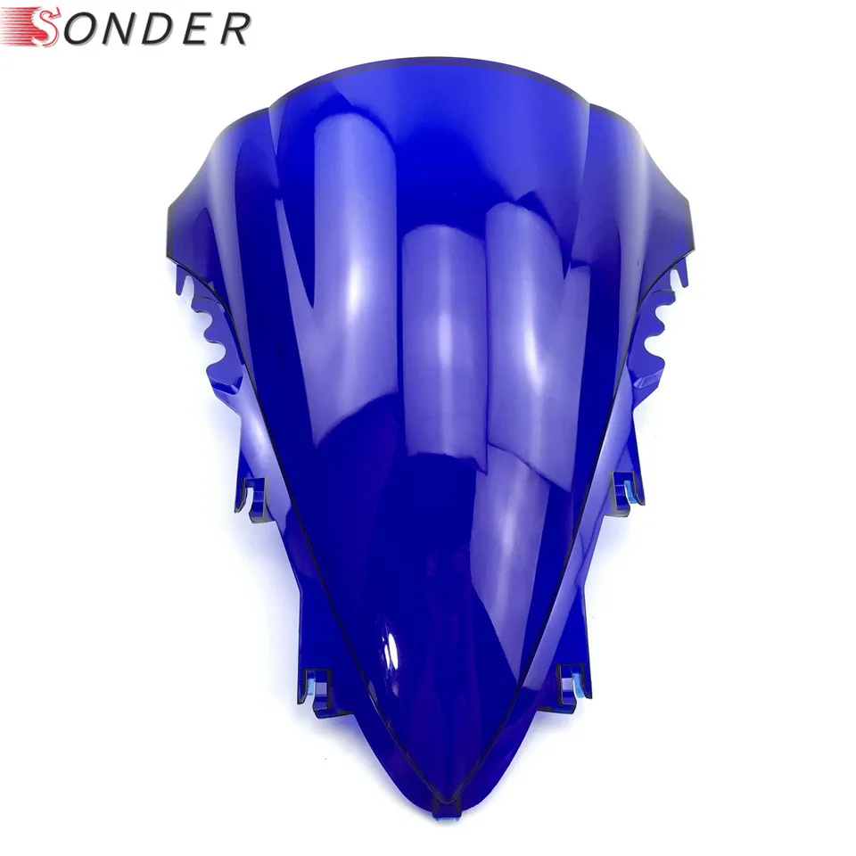 Windscreen Windshield Wind Shield Screen Protector For Yamaha YZF R1 1000 YZF1000 YZF-R1 YZFR1 2007 2008 07 08 Double Bubble | Автомобили