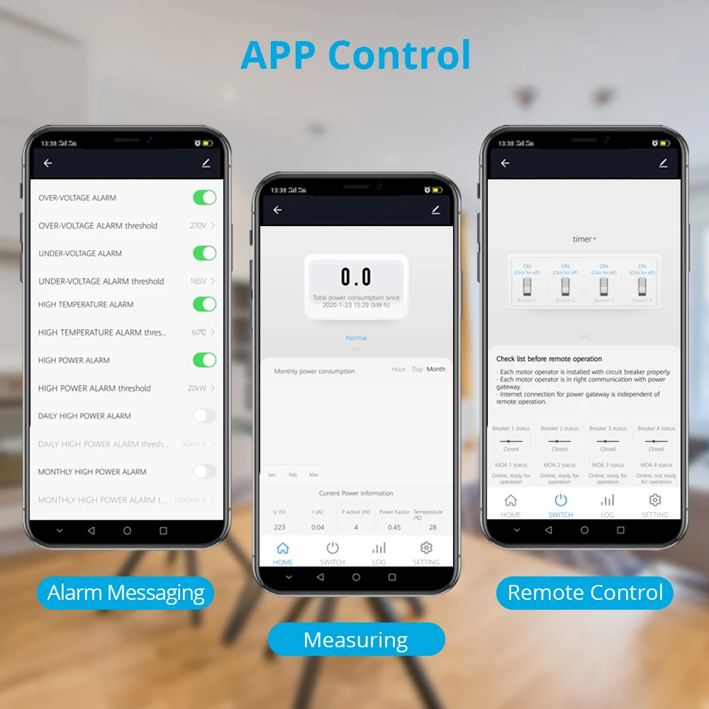 Zemismart Tuya Wi-Fi Домашний измеритель мощности Электрический счетчик энергии