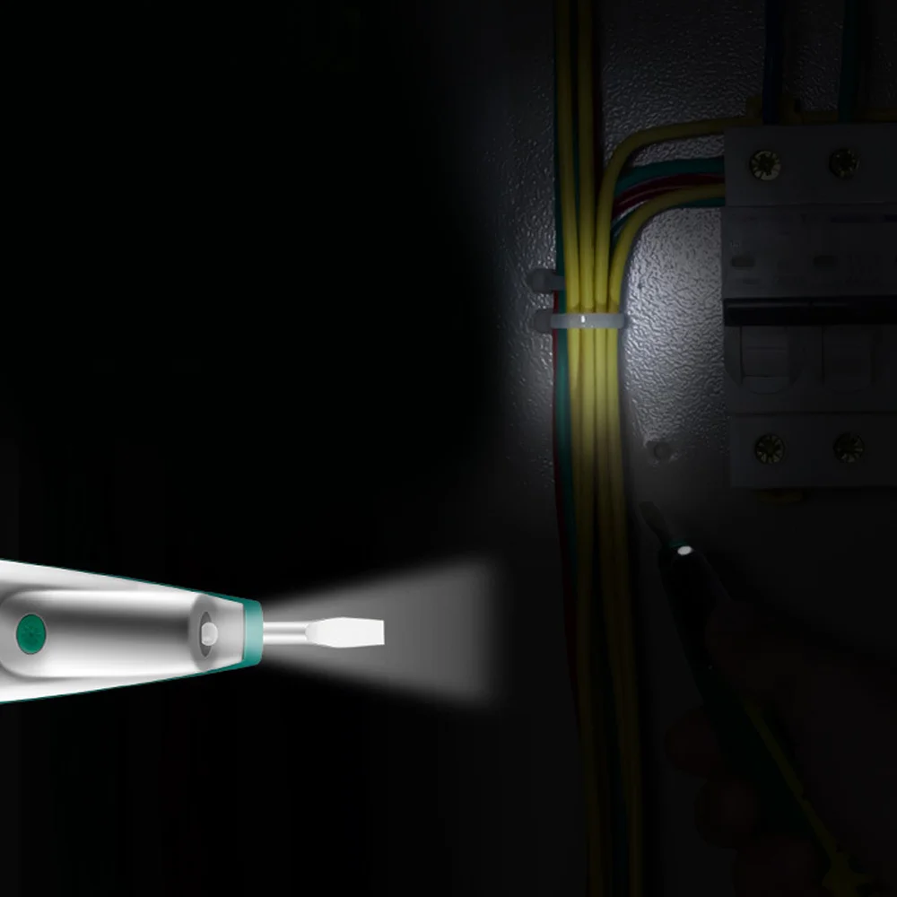 

Non-Contact LCD Digital Display Induction Pen With Auxiliary LED Light Display Voltage Detector Test Pen