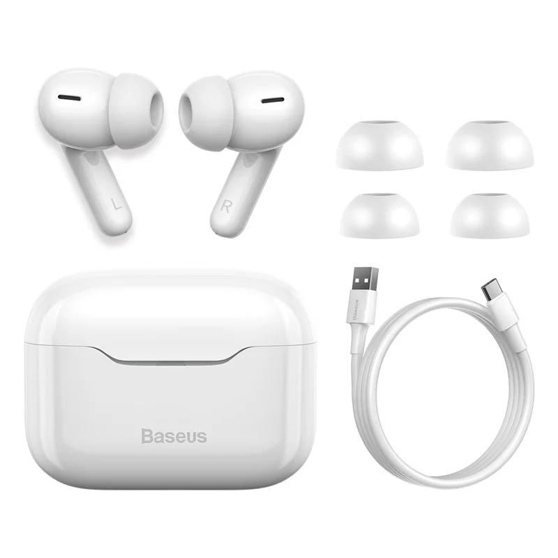 

Baseus S1 ANC Active Noise Cancelling Bluetooth 5.1 Earphone TWS True Wireless Earbud Hi-Fi Audio Gaming Headphone Touch Control