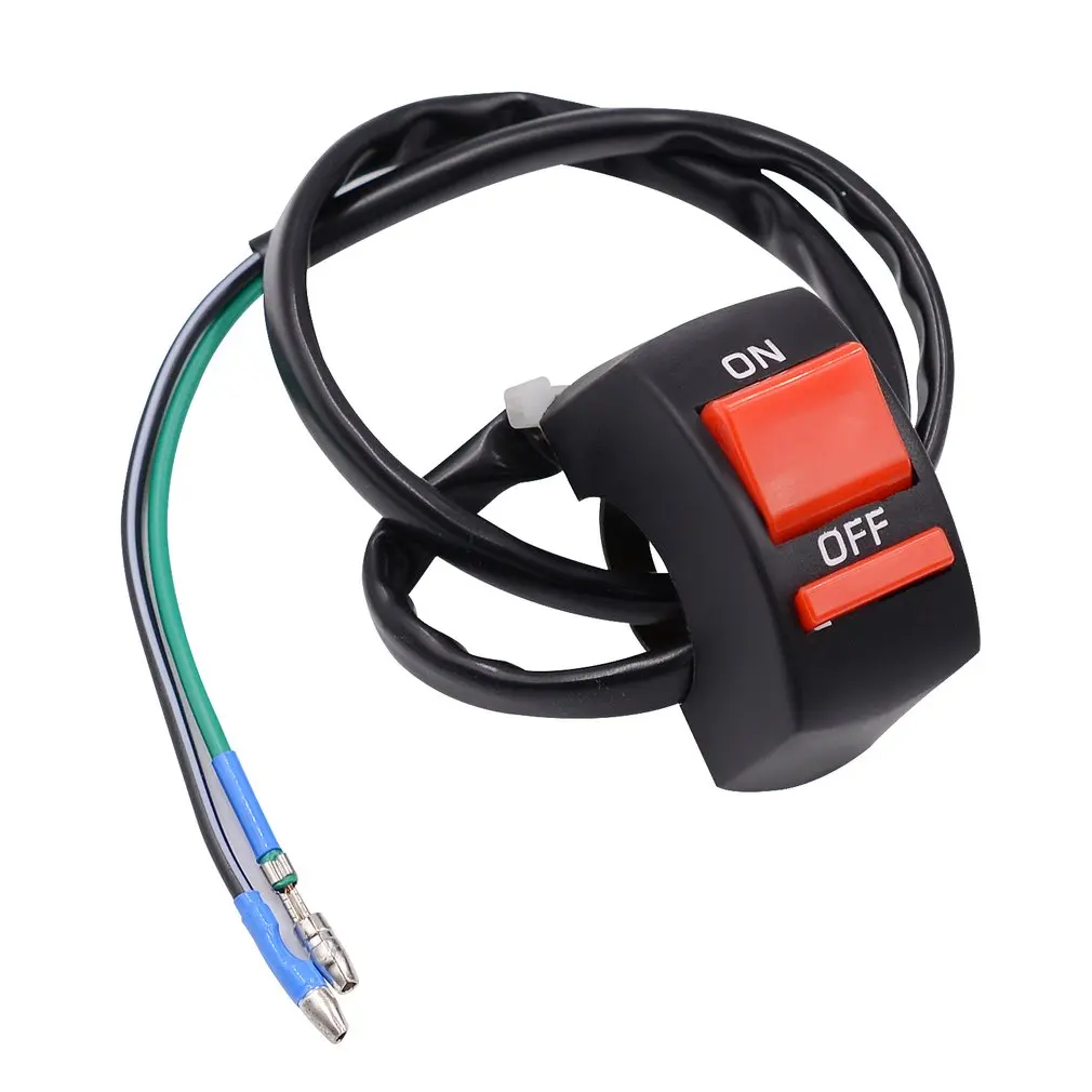 

7/8 Motorcycle ATV Bike Handlebar Accident Hazard Light Switch ON OFF