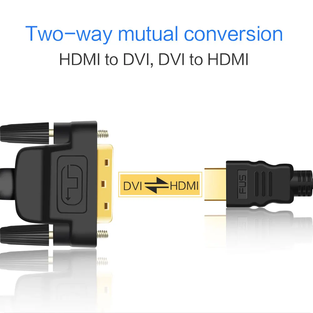 HDMI/DVI Кабель HDMI 1080P 3D DVI на кабель D 24 + 1 Pin адаптер Кабели позолоченные для XBOX HD ТВ