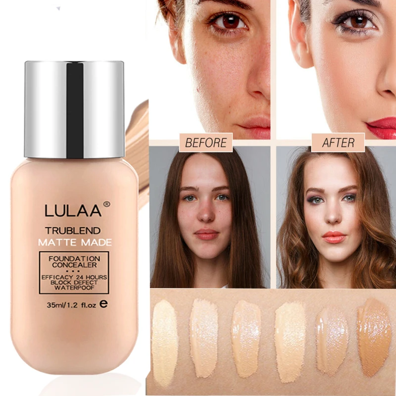 Жидкая основа для макияжа матовый консилер стойкий макияж уход за кожей масло