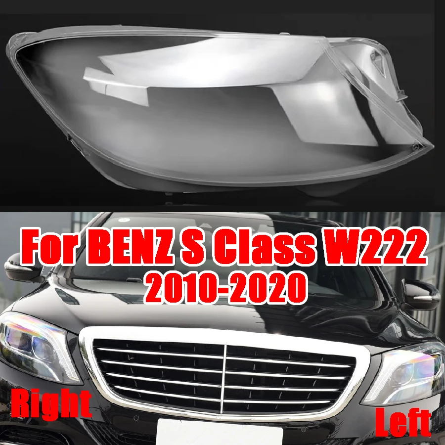 

Car Front Headlight Cover Headlamp Lampshade Head Lamp Light Glass Lens Shell Cap For Benz S Class W221 2010-2013 W222 2018-2020