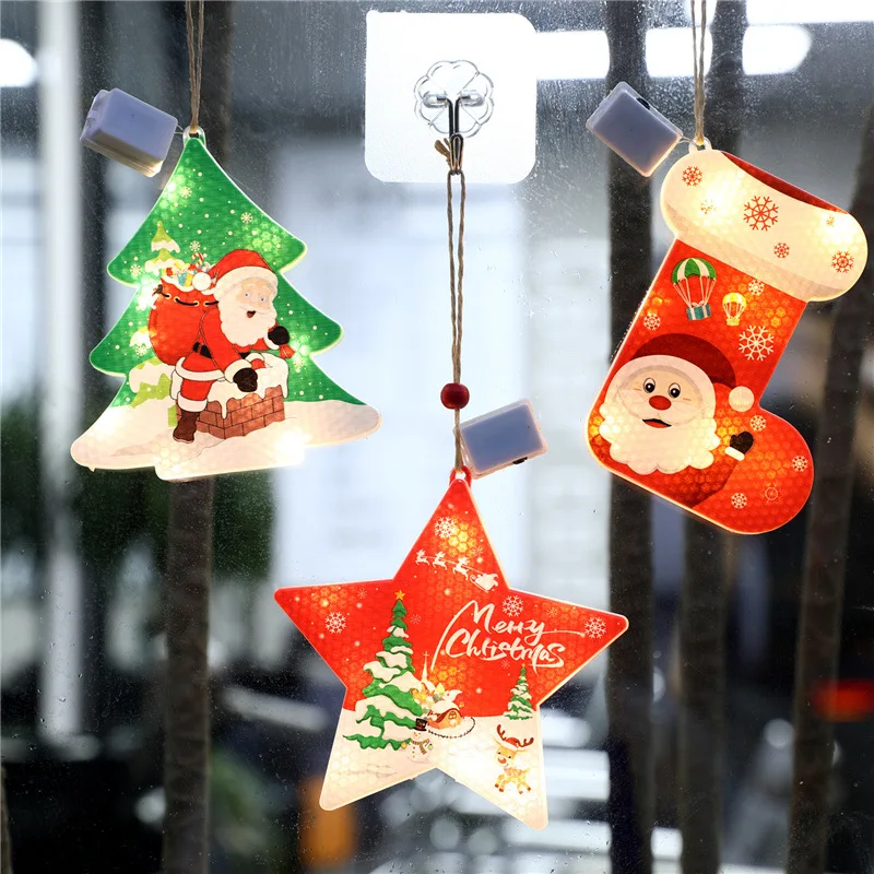 

Holiday Lighting Christmas Lights Shop Window Decoration Light Christmas Tree LED Pendant Outdoor Led Curtain Light Fairy Lights