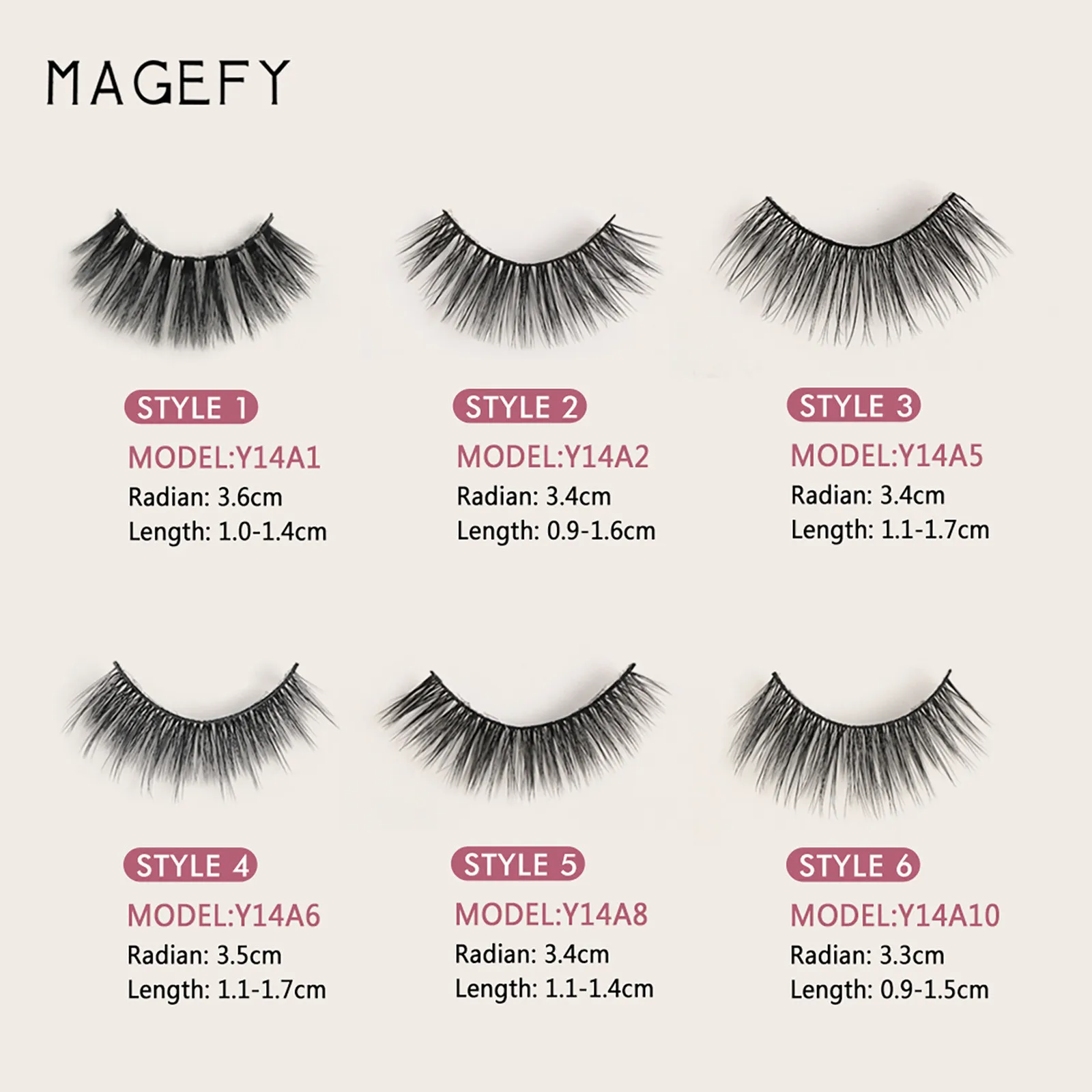 

14 Pairs Of Imitation Mink False Eyelashes Thick Eyelashes 3d False Eyelashes Soft Eyelash Extension Makeup Kit Sztuczne rzsy