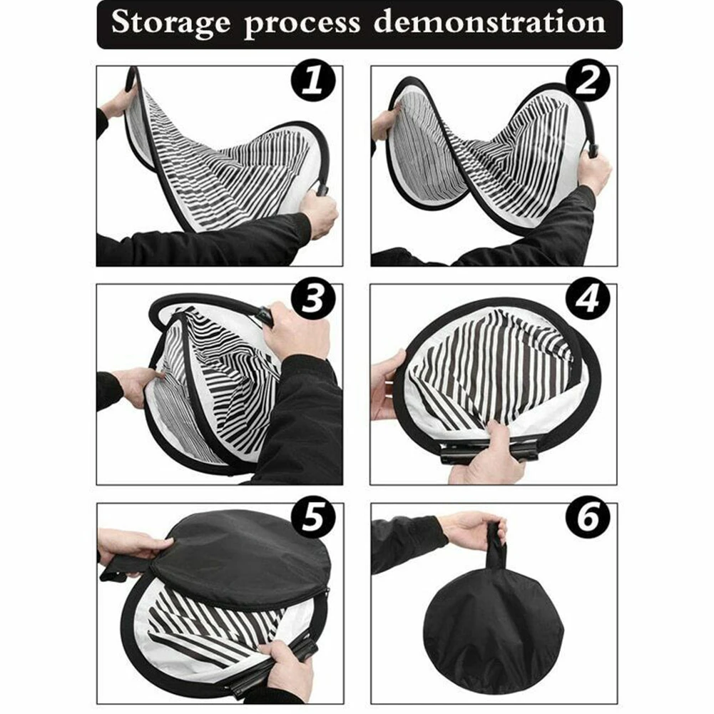 

Paintless Tool For Dent Detection Reflector Board Portable Car Professional Repair Durable Circular Vehicle Rotation Stripe Line
