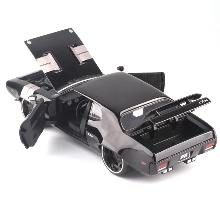 Классический 1:24 1972 Плимут GTX сплав модель автомобиля, Высококачественная коллекция и подарок мускул модель гоночной машины украшения