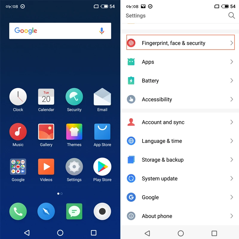 Оригинальный глобальная версия смартфона Meizu 16 6 ГБ 64 распознавание лица