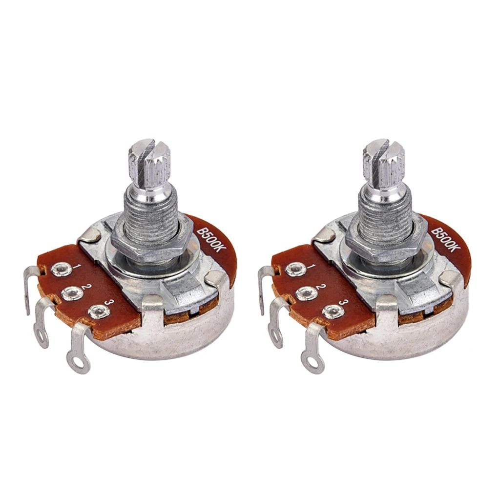 

B500K Audio Tone Potentiometer Pot For E Bass Accessories Pack Of 10